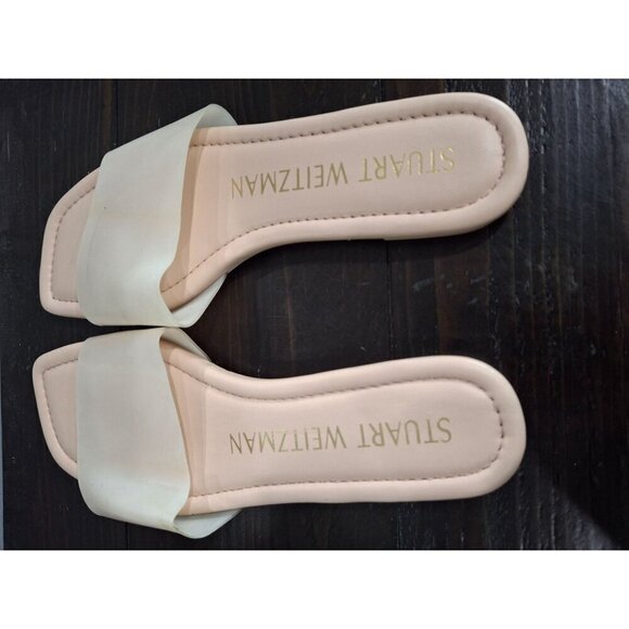 NWOB Stuart Weitzman Summer Slide in Rosewood/Size 6B - Picture 7 of 9